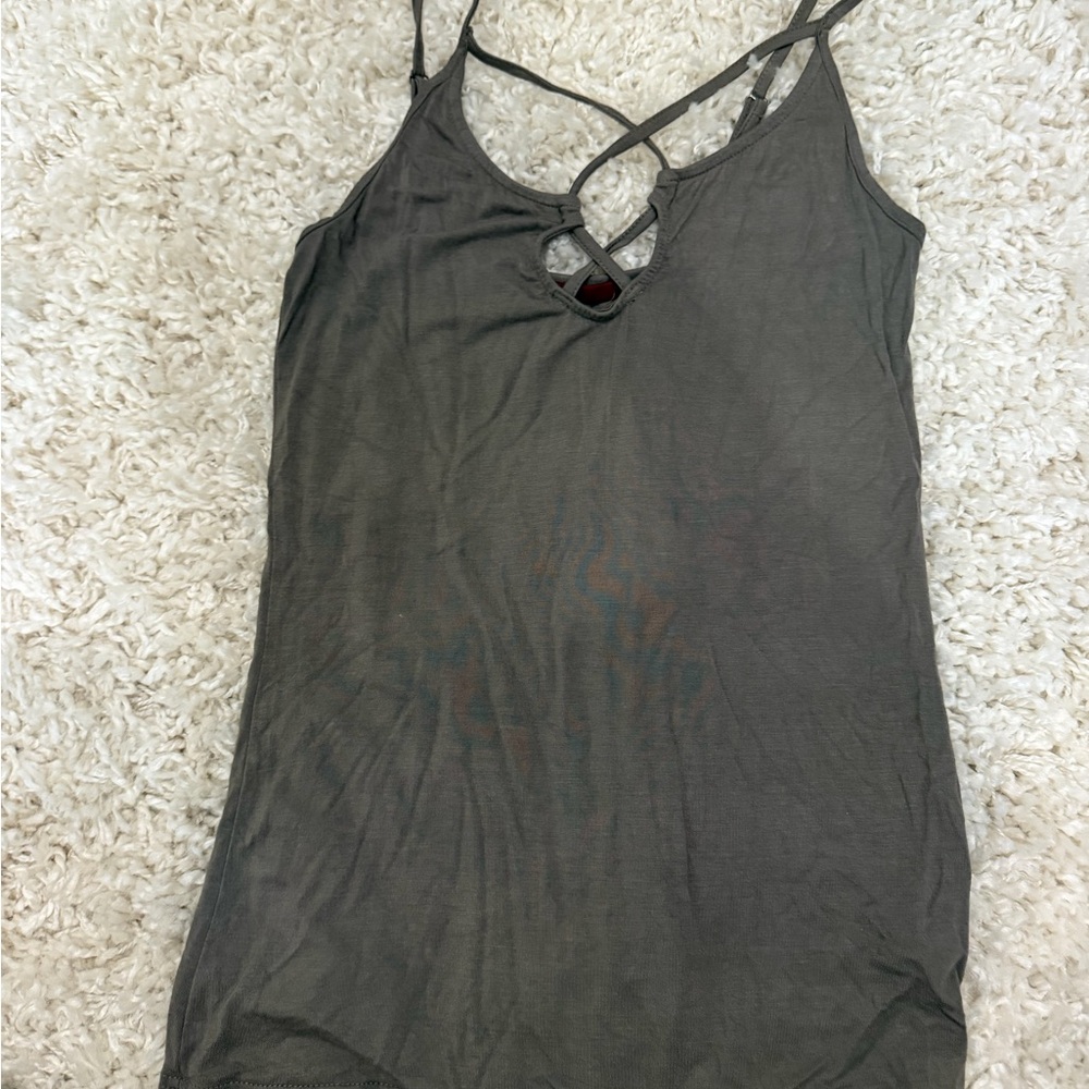 Elegant Charcoal Camisole